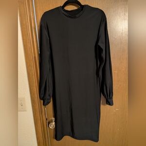 OOAK Black Batwing Dress W/Flaw - See Description